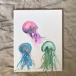 Hand made watercolor painting